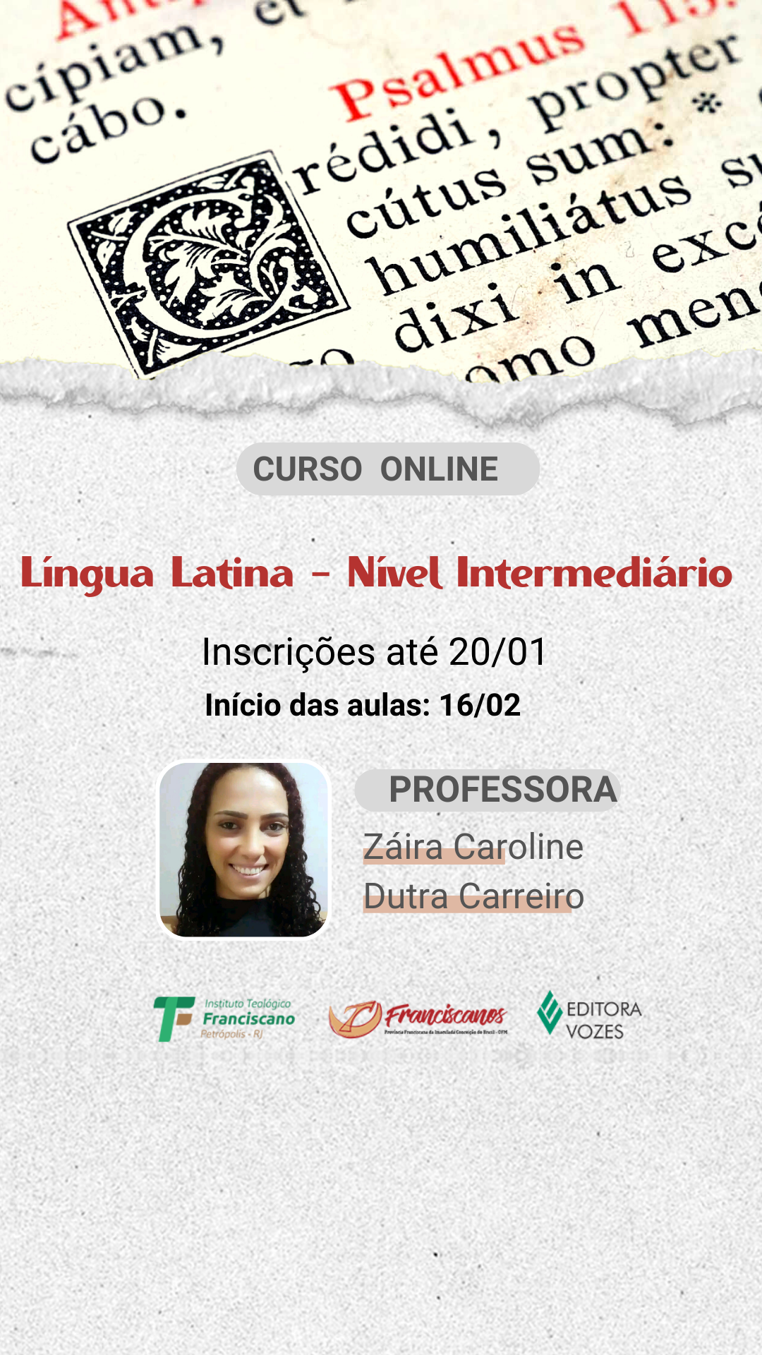Língua Latina - Nível Intermediário