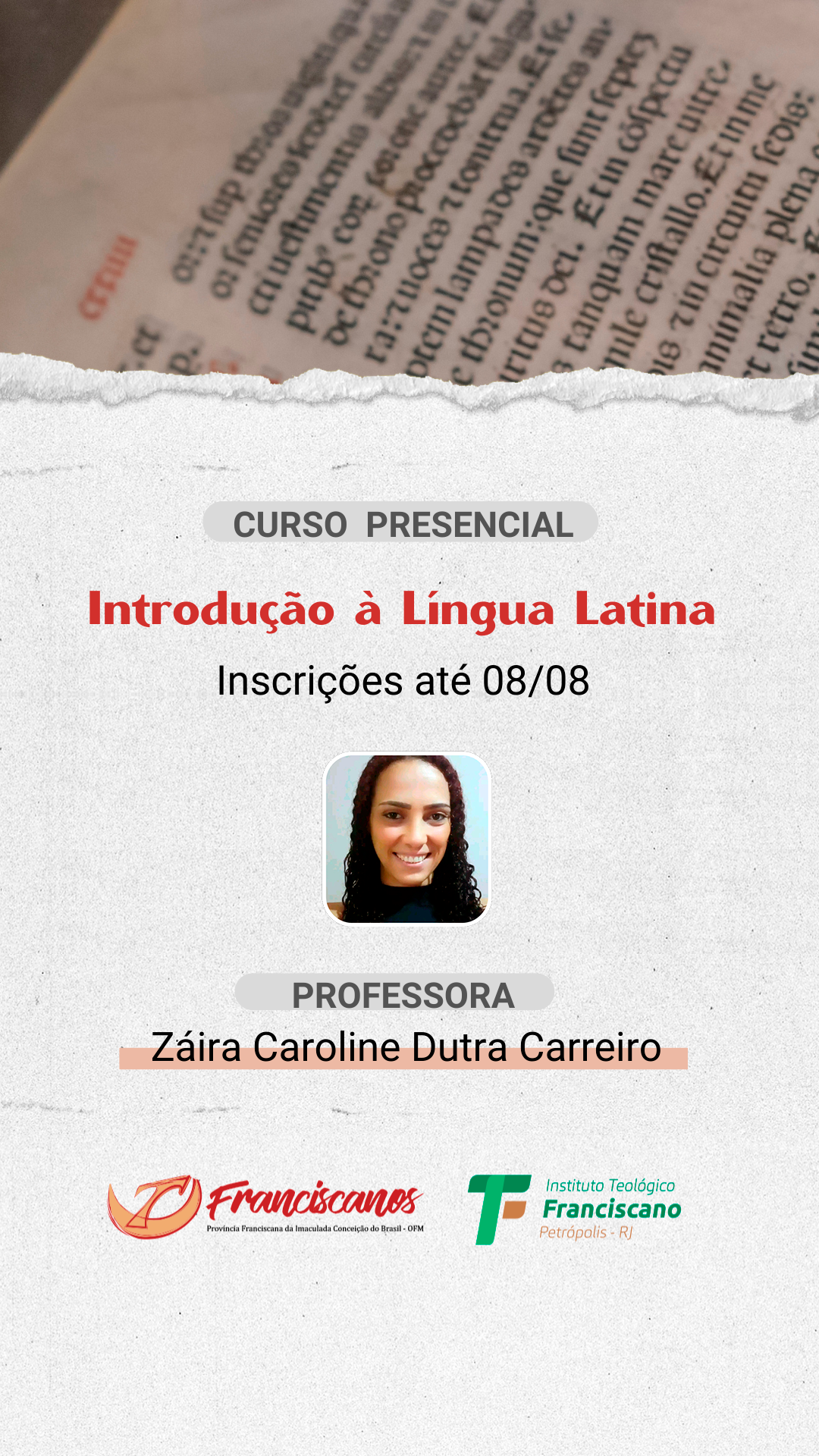 Introdução à Língua Latina (Presencial)