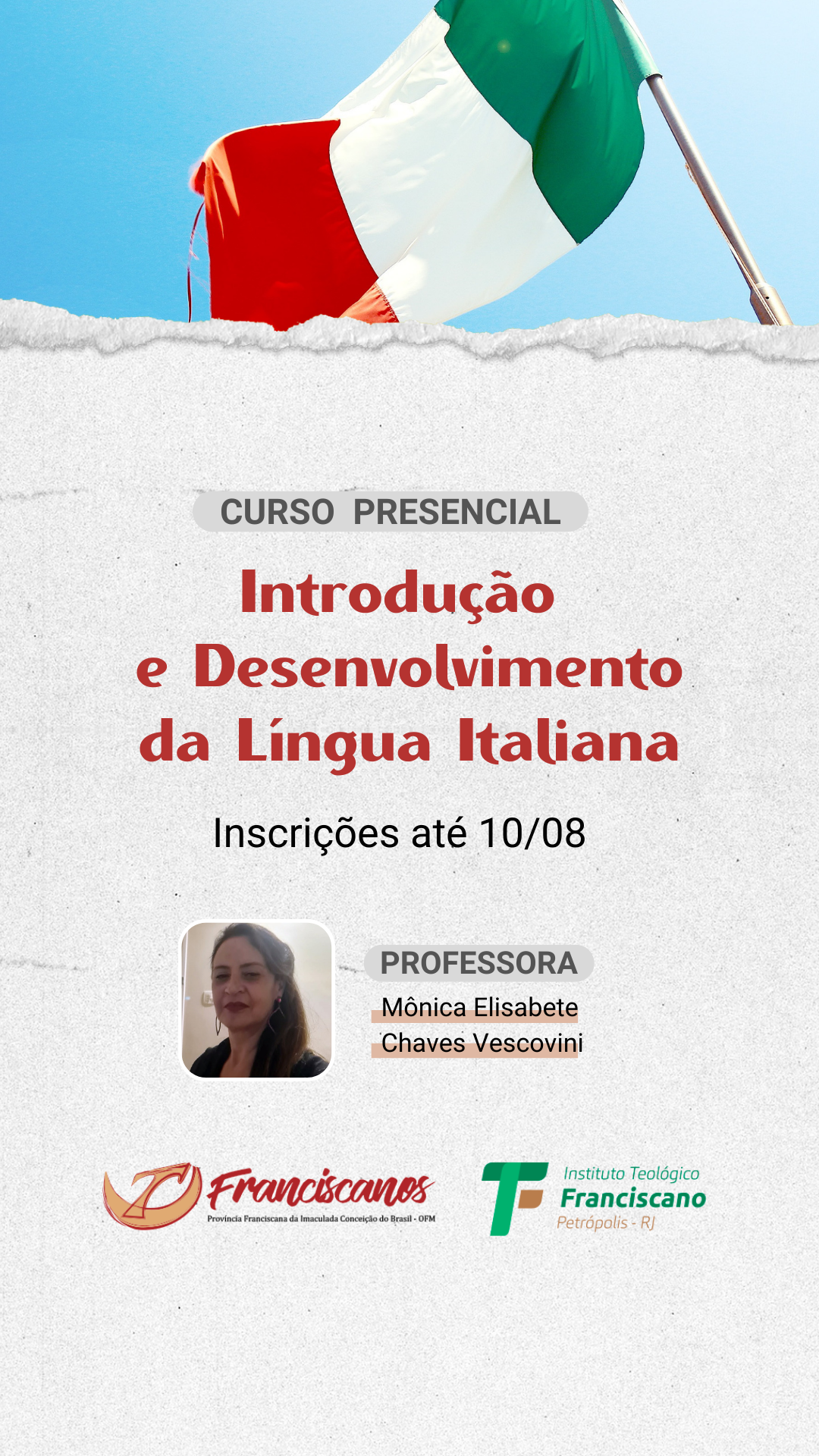 Introdução e Desenvolvimento da Língua Italiana (Presencial)