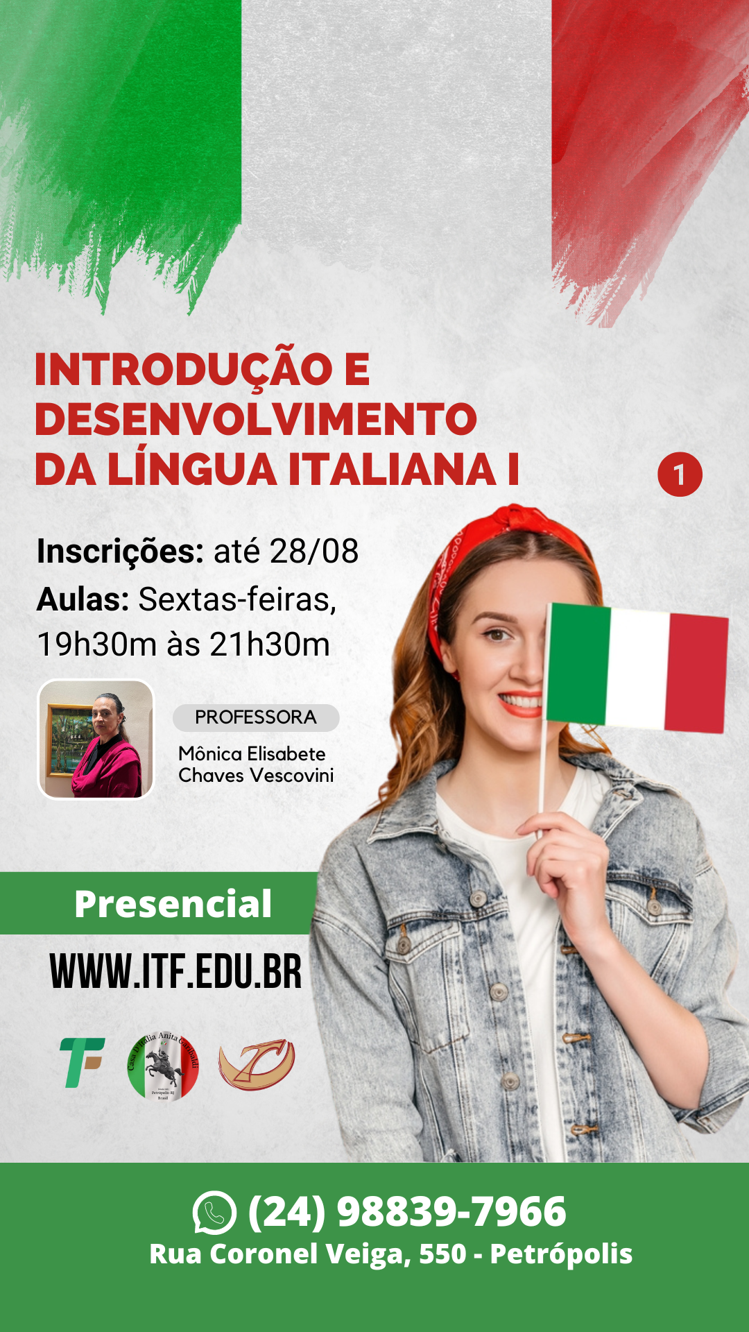 Introdução e Desenvolvimento da Língua Italiana - I