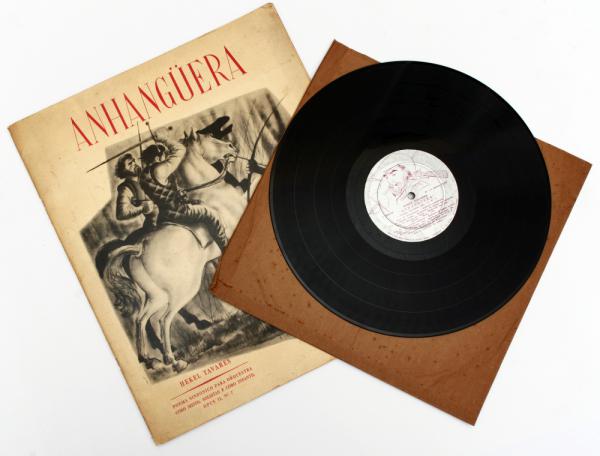 Divulgação do vinil "Anhangüera" de 1954