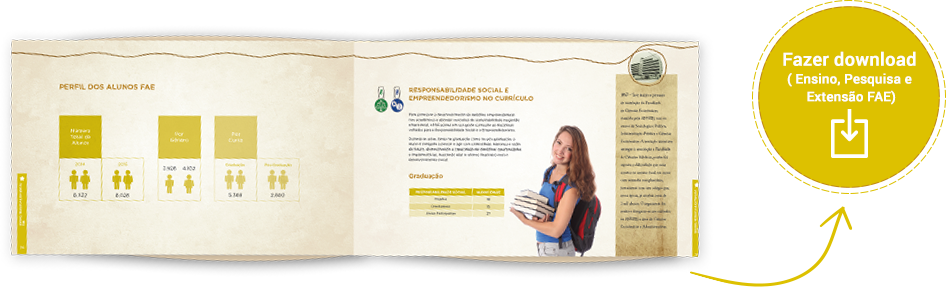 Imagem simulando um botão para realizar o download parcial do Relatório de Sustentabilidade 2015